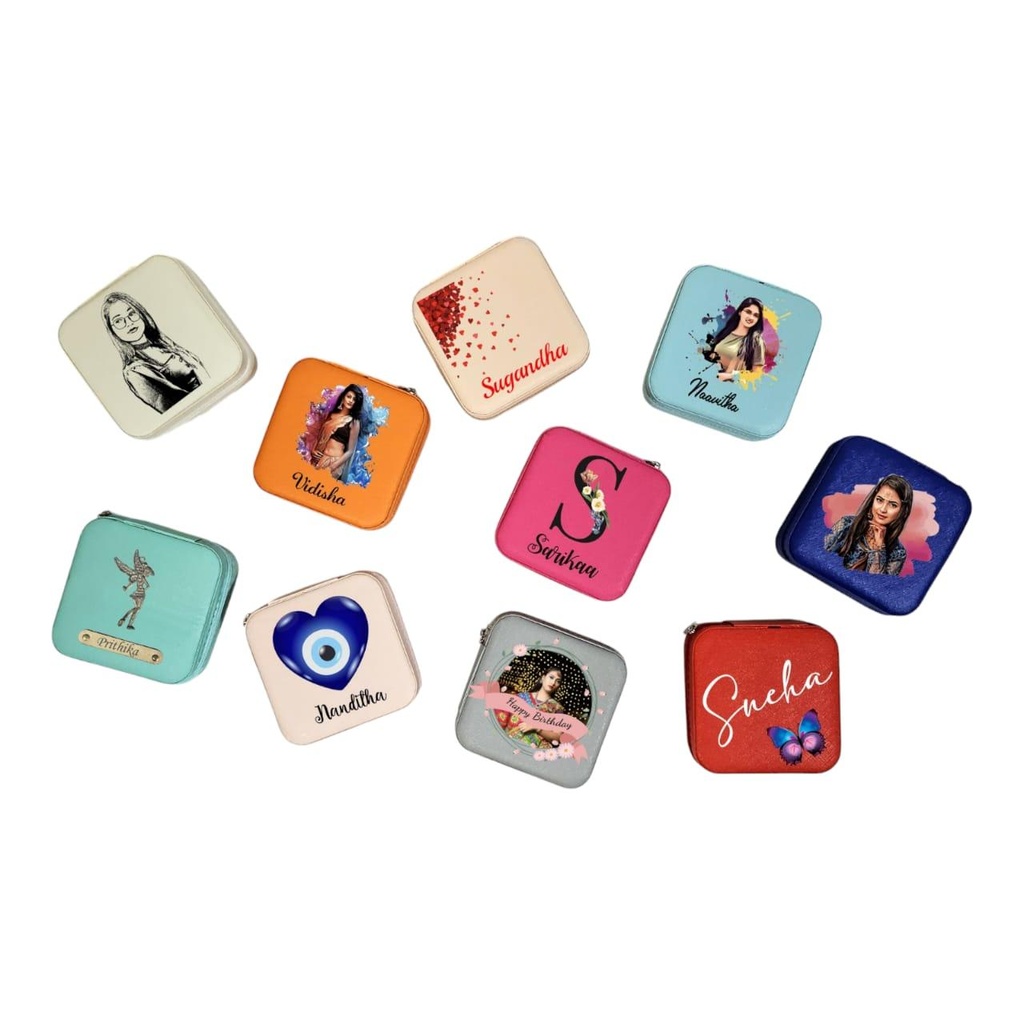 Jewellery Organizer ( Mix Color ) 3.5X3.5 inch - Pack of 1