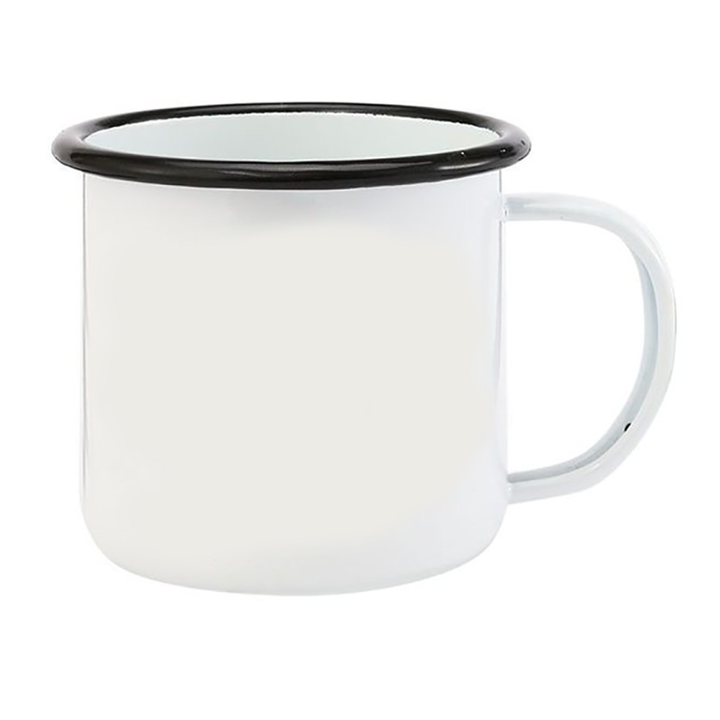 Enamel mug ( Stainless Steel – 12 oz)