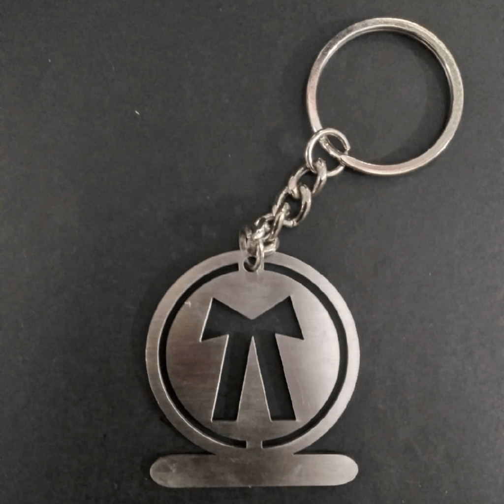 Stainless Steel Keychain ( Advocate ) – With Marking - Pack of 2