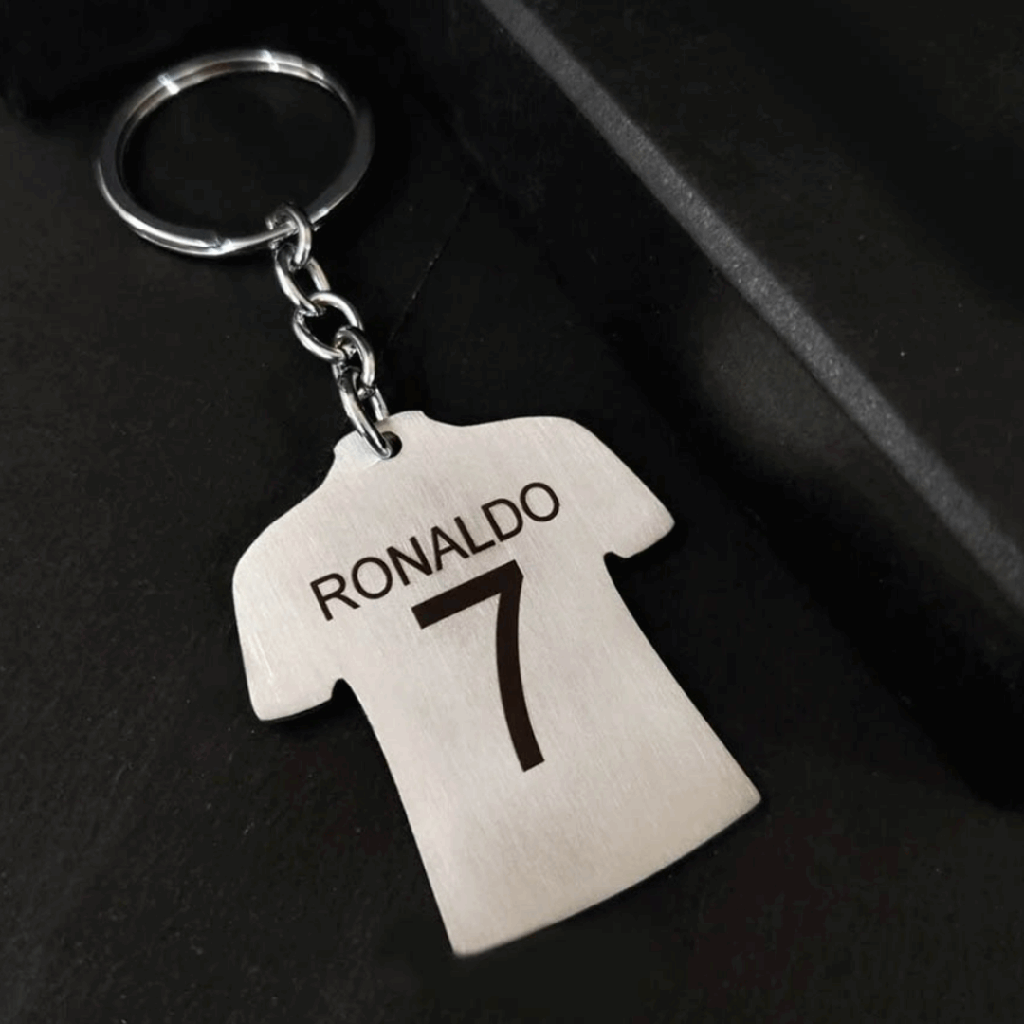 Stainless Steel Keychain ( Jersey ) – With Marking - Pack of 2