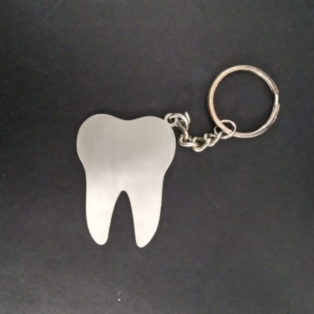 Stainless Steel Keychain (Dental) – With Marking - Pack of 2