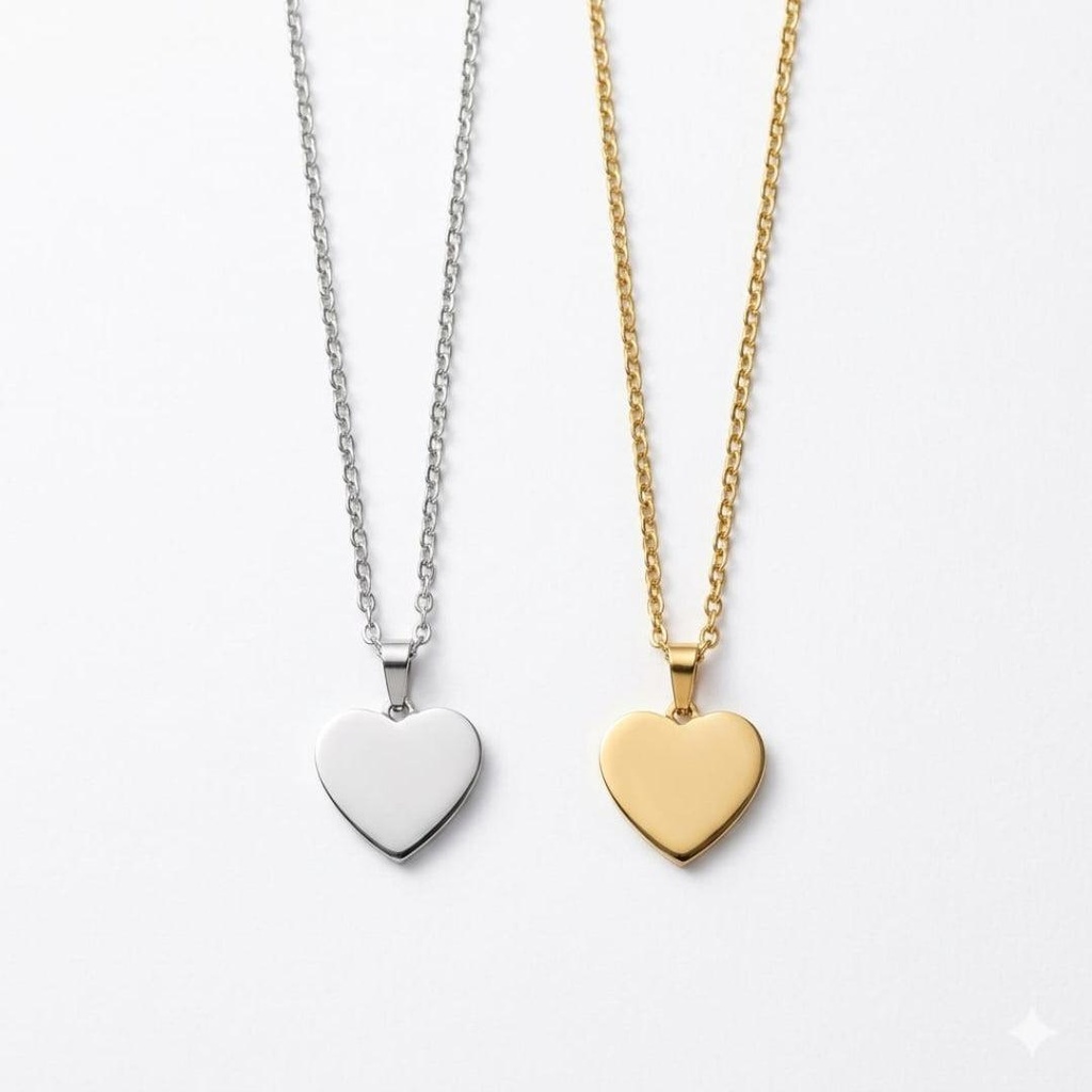 Metal Pandant Heart (Big Size )